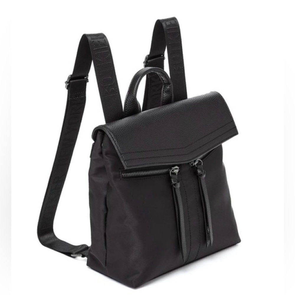 BOTKIER New York Trigger Mini Black Backpack Handbag Black Small